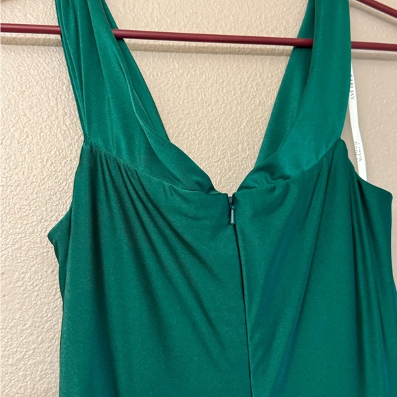 Women’s Emerald Green bridesmaid mermaid dress Barry Jay size medium - Picture 6 of 11
